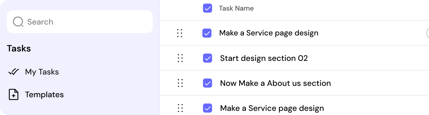 Templates Interface