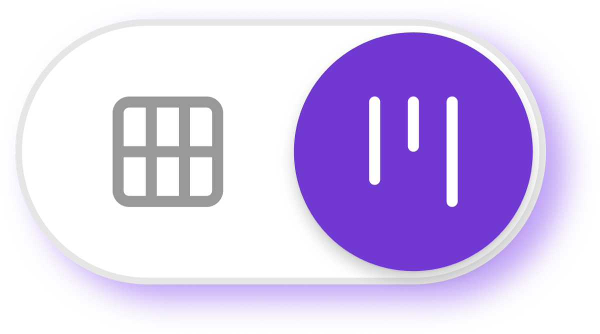 Board view selected in the view switcher