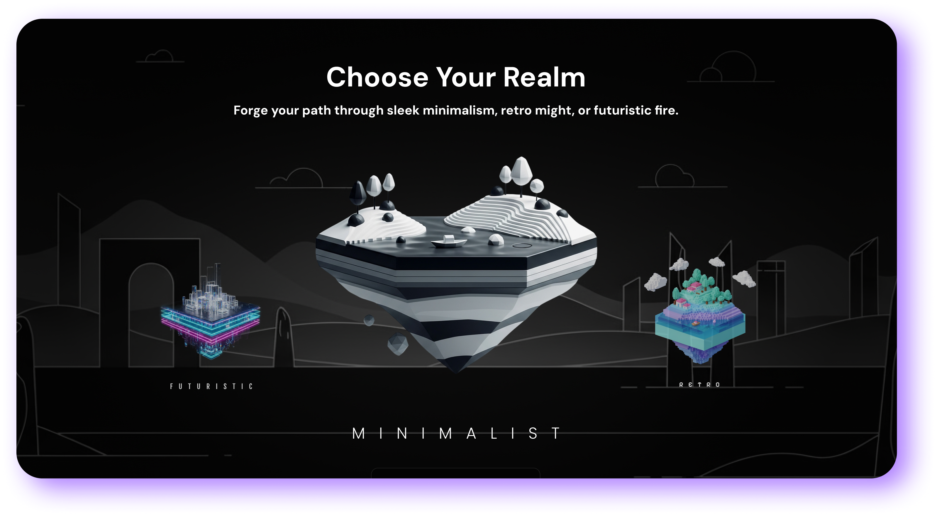 MagicTask Realm selection screen