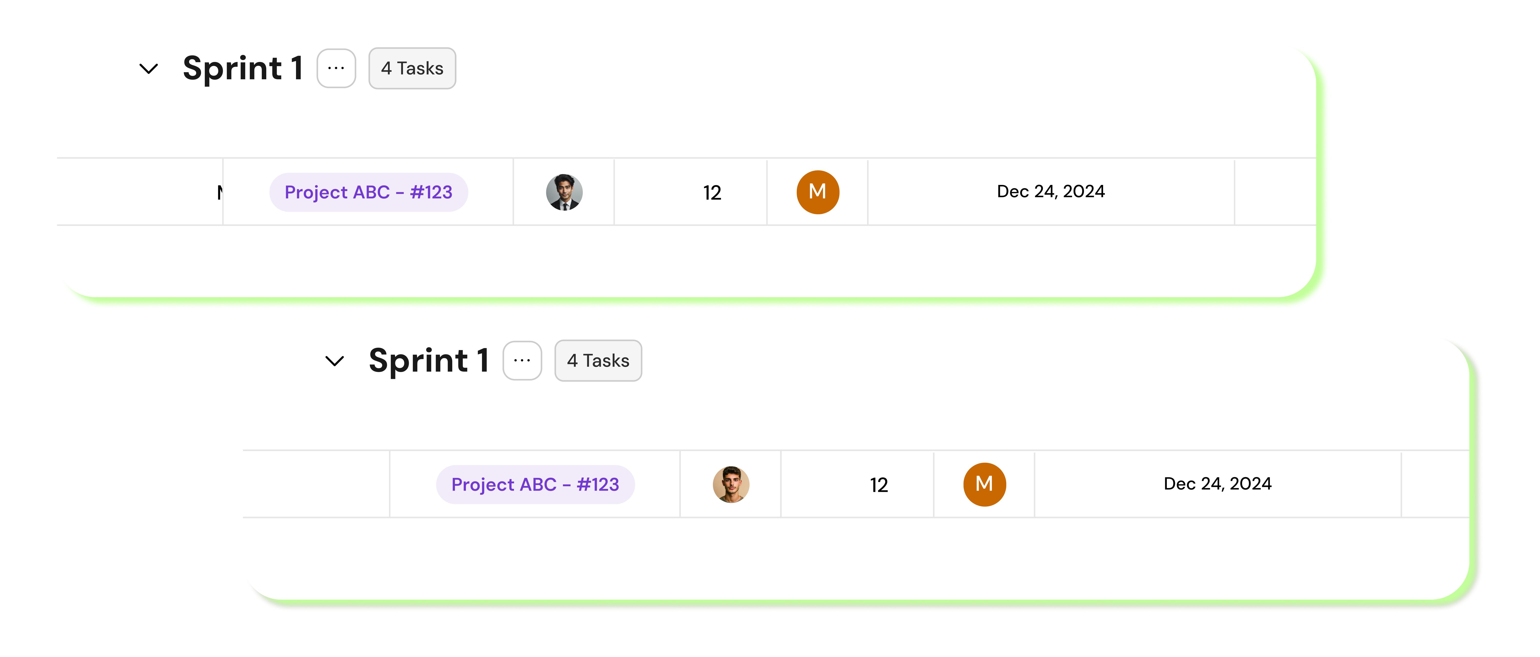 MagicTask construction list reassignment view