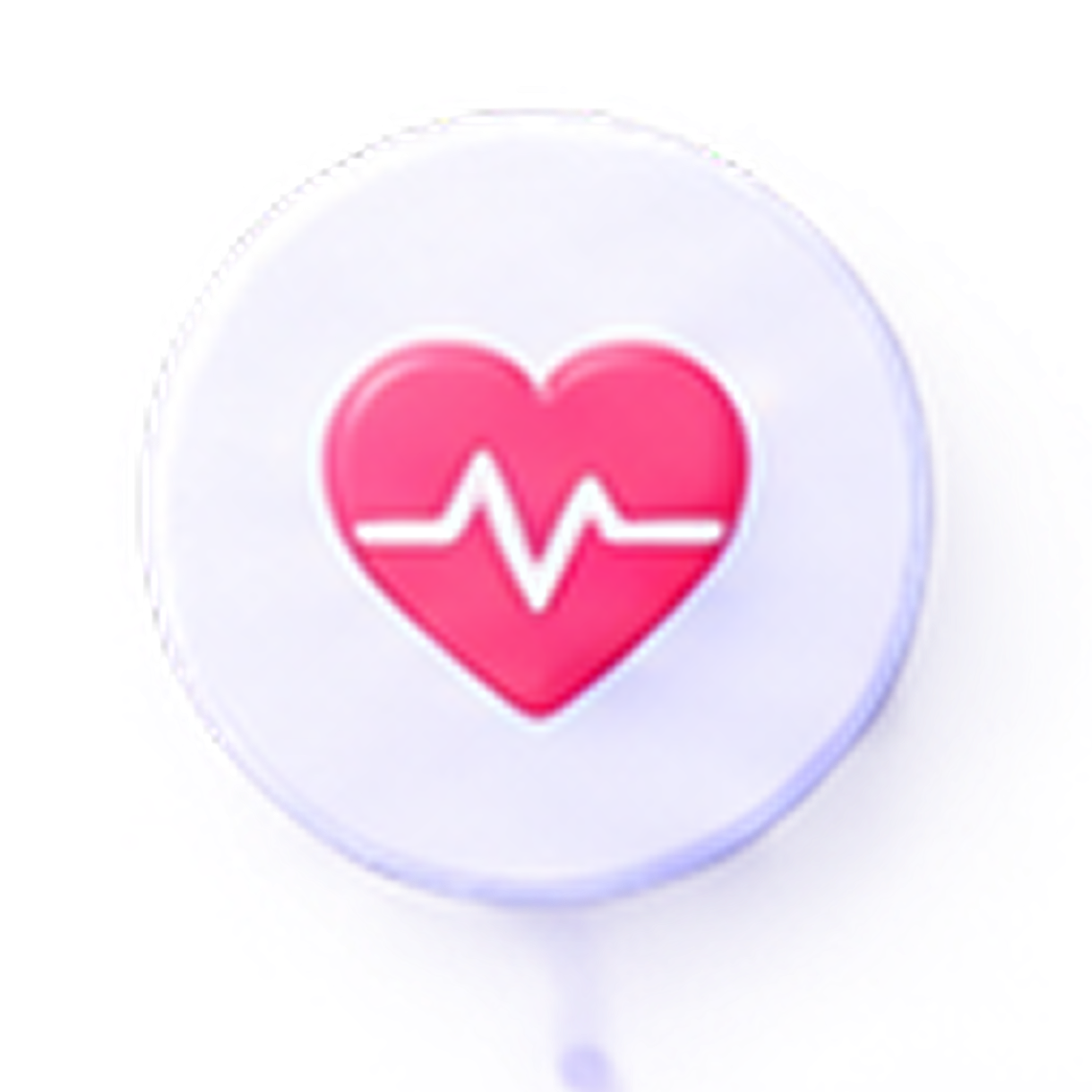 Heart health monitoring icon