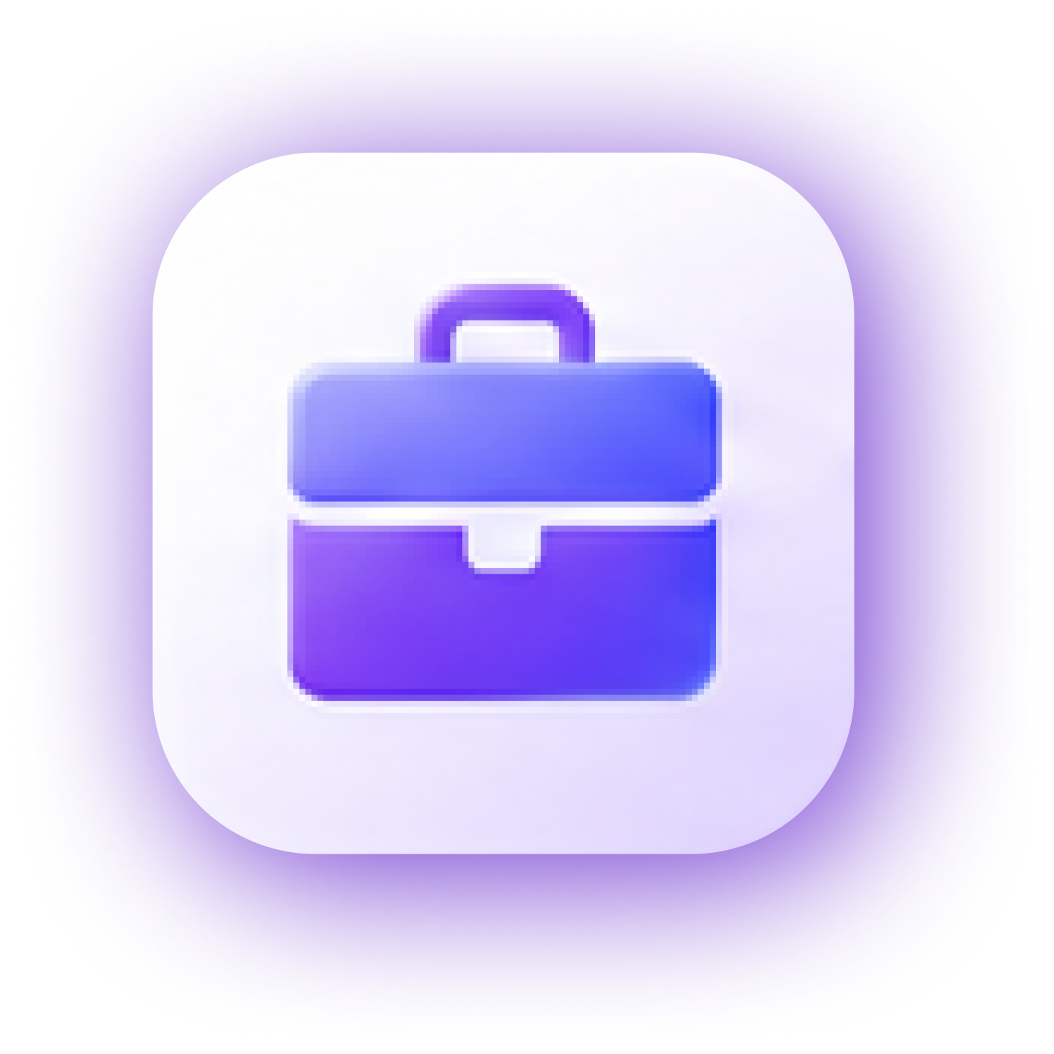 Client services briefcase icon